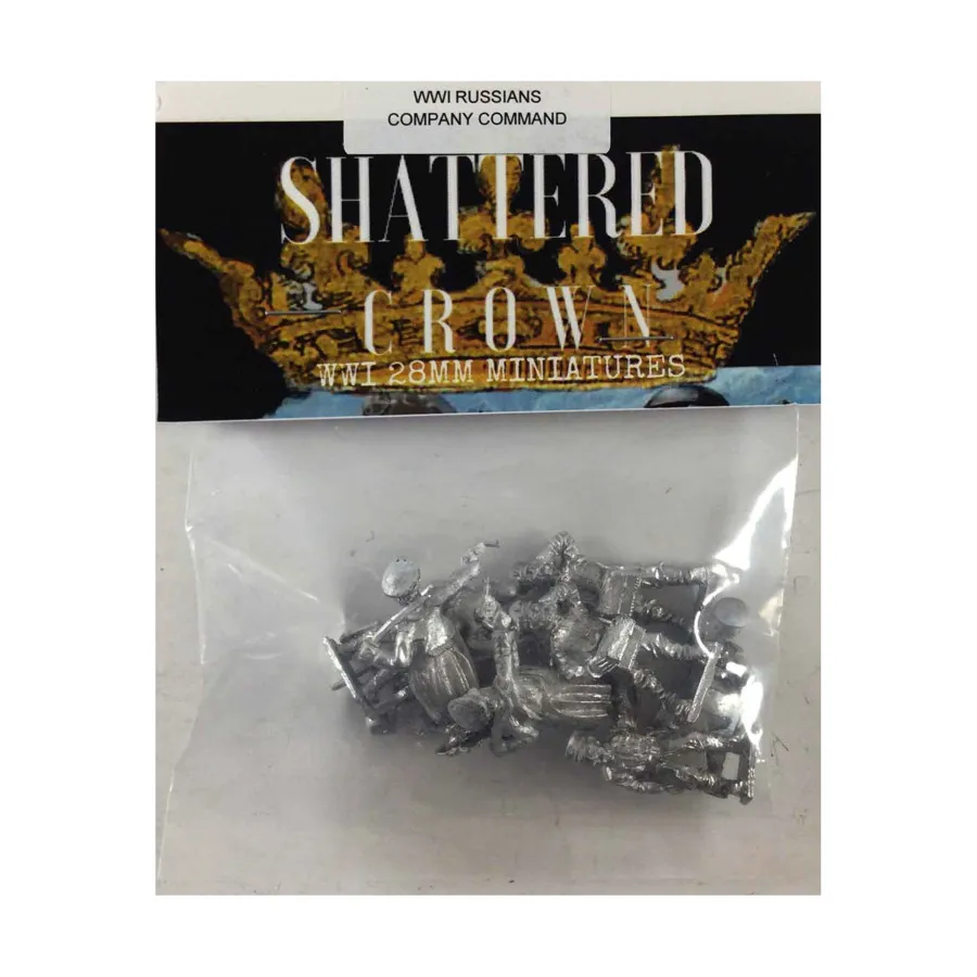

Командование русской роты, WWI Shattered Crown Miniatures - Russian (28mm)