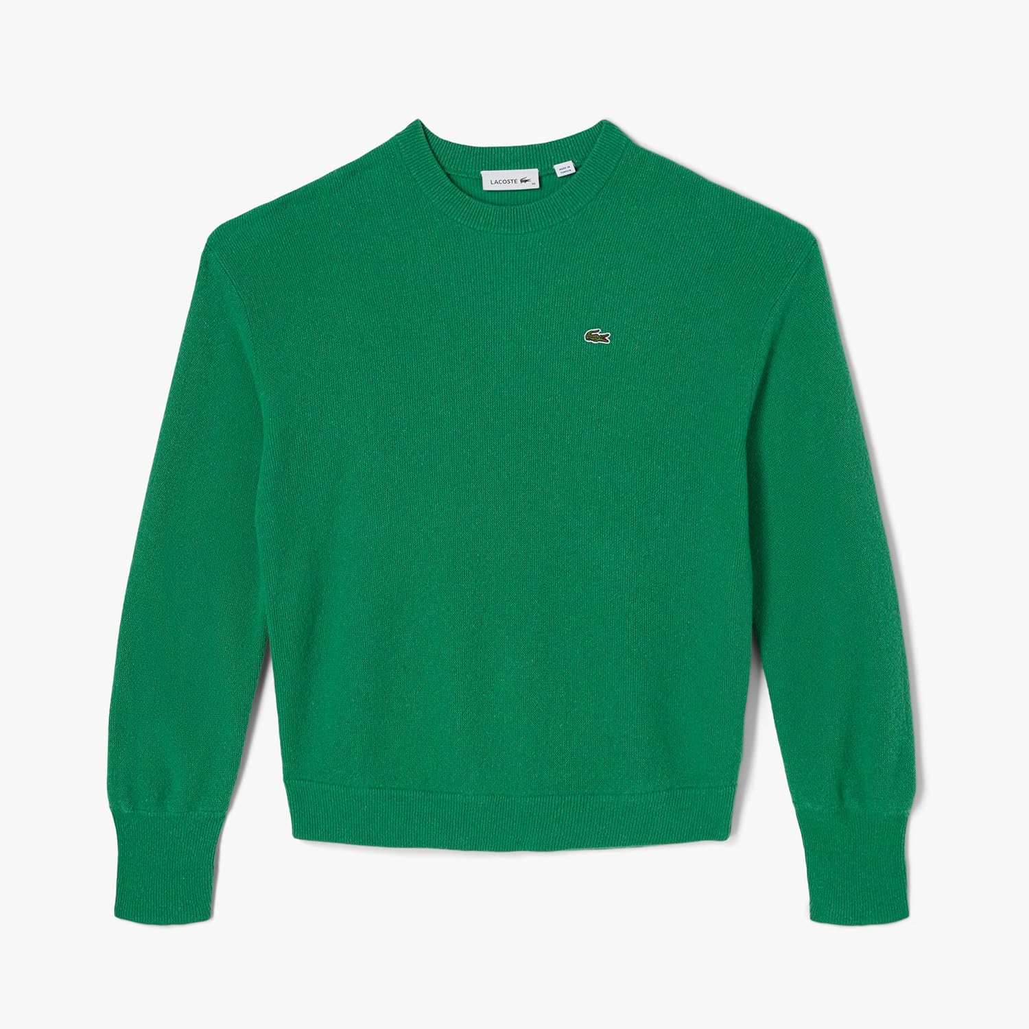 Свитер женский Lacoste Rocket Green с круглым вырезом — фото 2