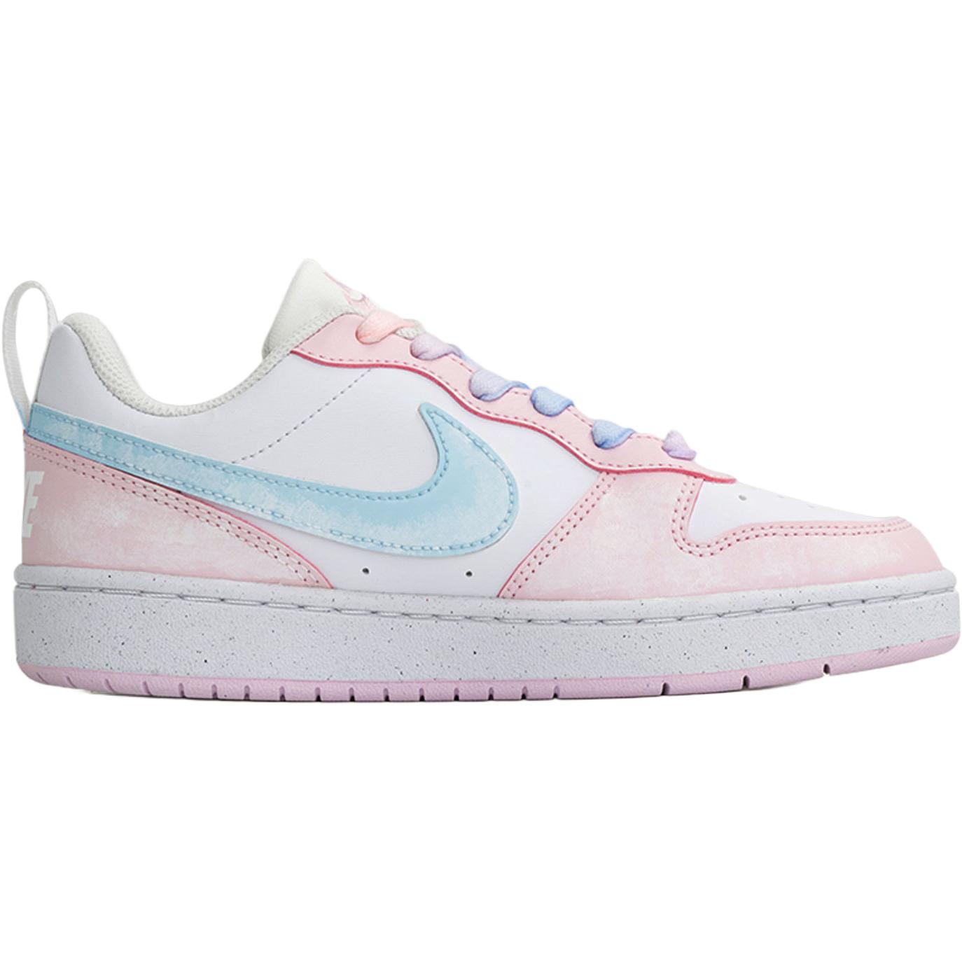 Nike Детские кроссовки для скейтбординга Court Borough Pink Sunday с защитой от ударов и истираний, низкие, для подростков — фото 4
