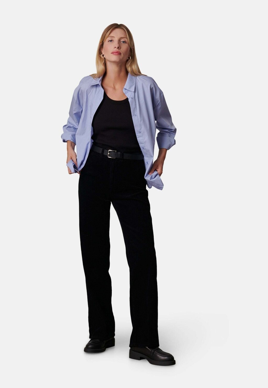 

Брюки HIGH WAIST LONG WIDE LABDIP, черный