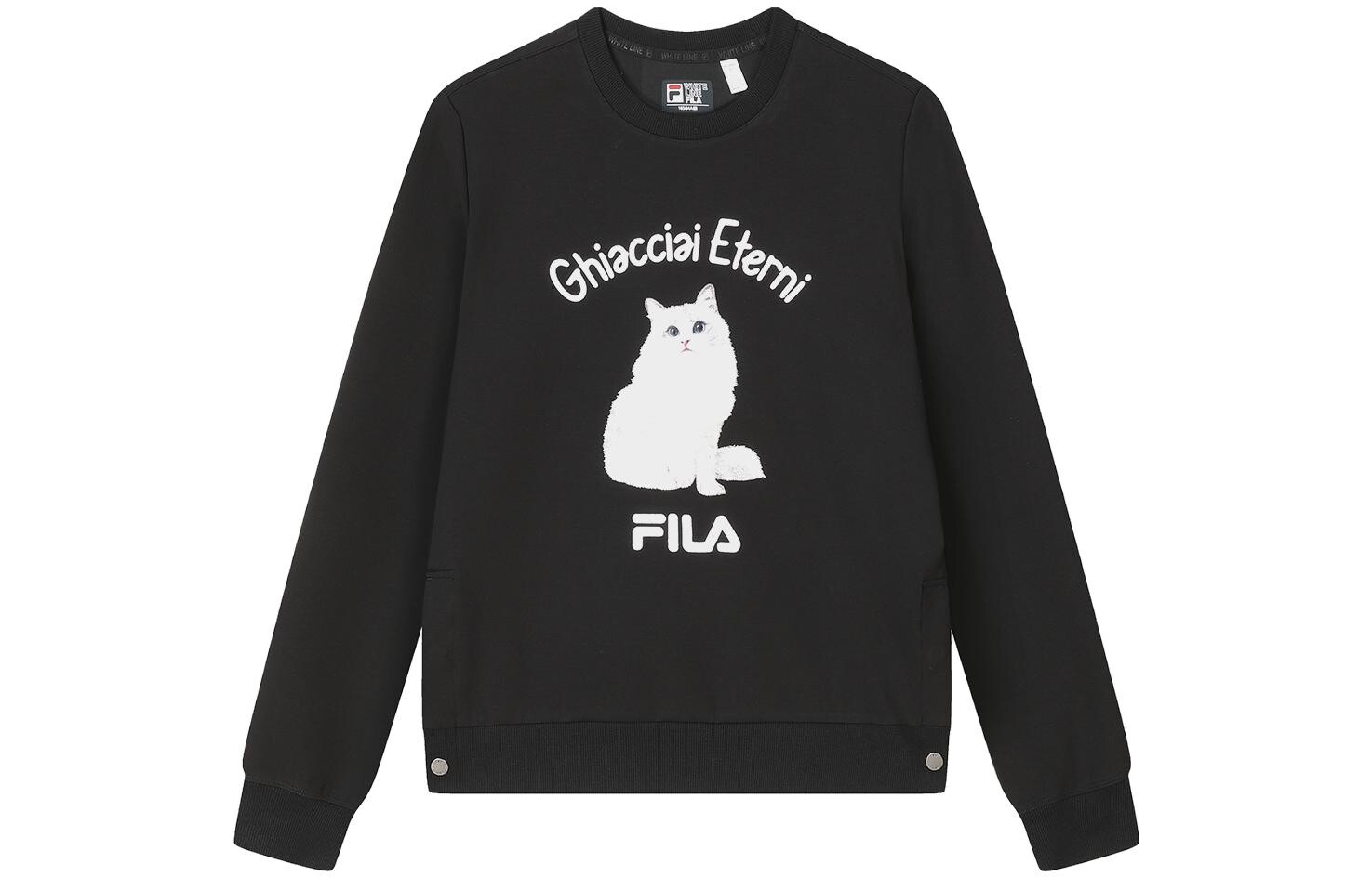 

Женская толстовка ФИЛА FILA, цвет Black