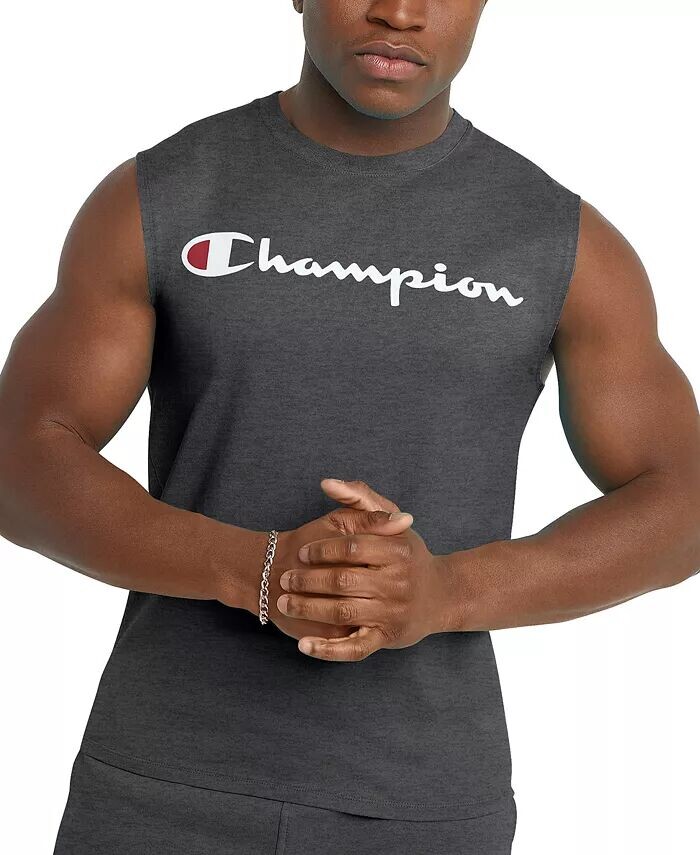 

Мужская футболка без рукавов с логотипом Champion, оранжевый
