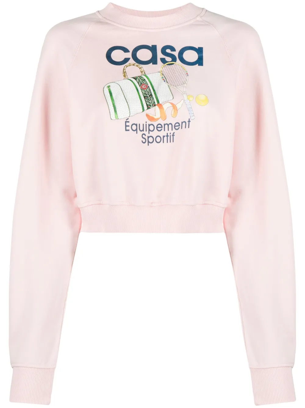 

Толстовка Equipement Sportif из органического хлопка CASABLANCA, розовый