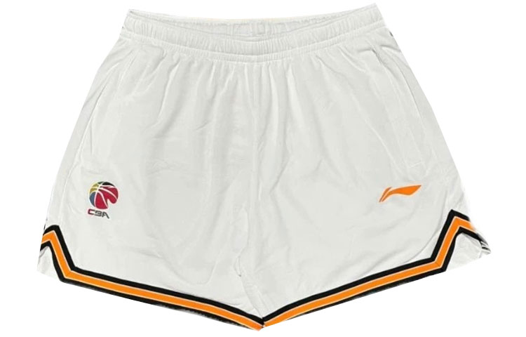 

Мужские белые баскетбольные шорты LiNing CBA Collection