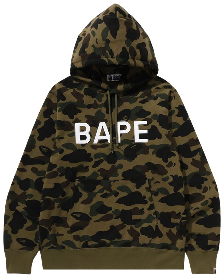 

Худи BAPE 1st Camo Pullover Hoodie, зеленый