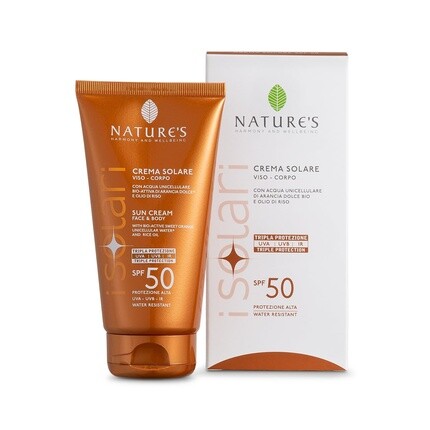 

Nature's iSolari Sunscreen SPF 50 Увлажняющий крем для лица и тела 150 мл Bios Line