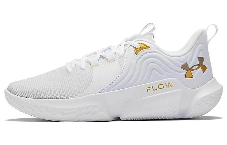 

Баскетбольные кроссовки Flow FUTR X 2 мужские низкие белые/золотые Under Armour