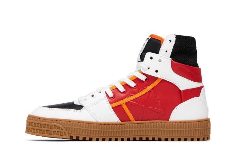 Кроссовки Off-White Off-White Off-Court 3.0 High 'White Red Gum', красный — фото 4