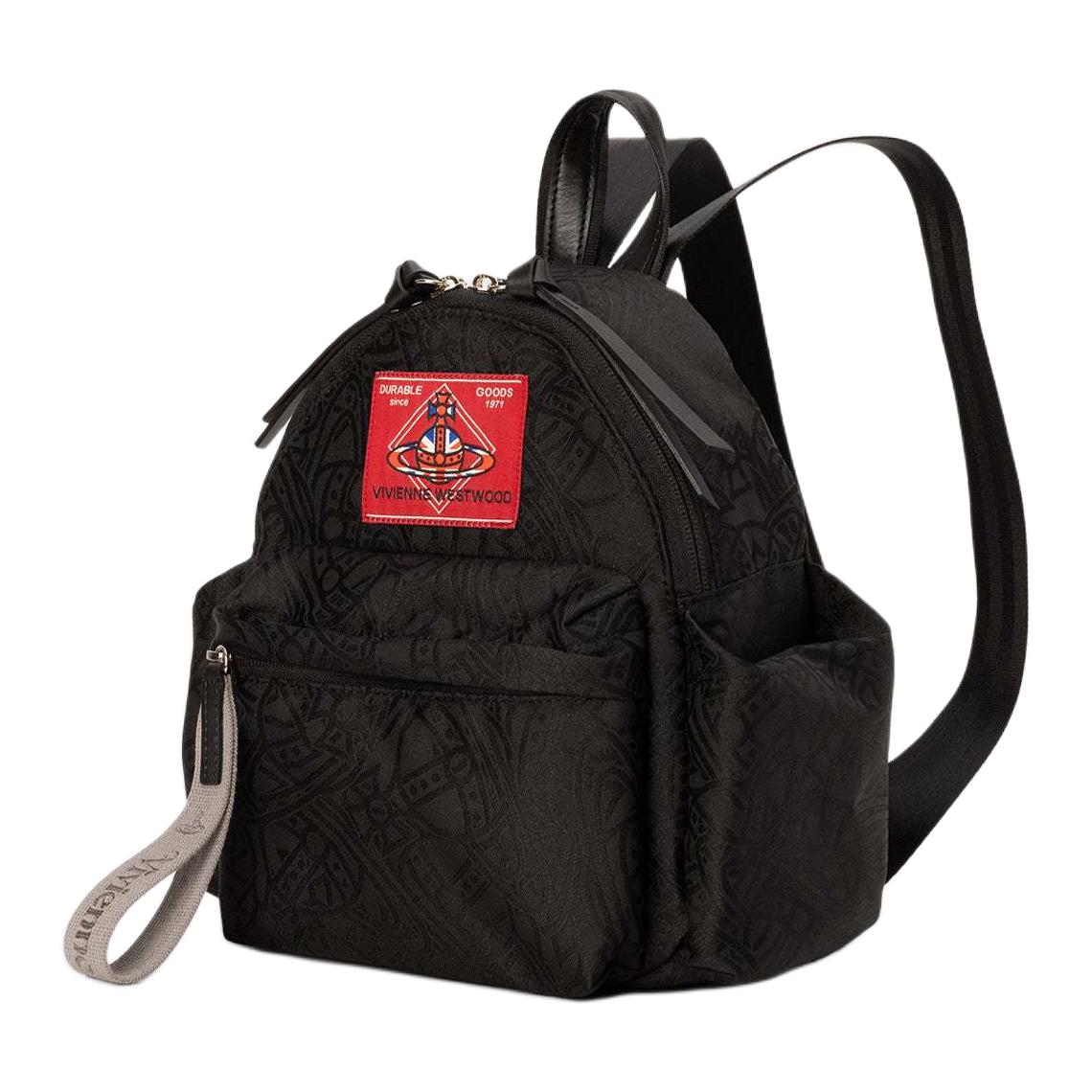 Vivienne Westwood Рюкзак с принтом национального флага trumpets unisex black — фото 2