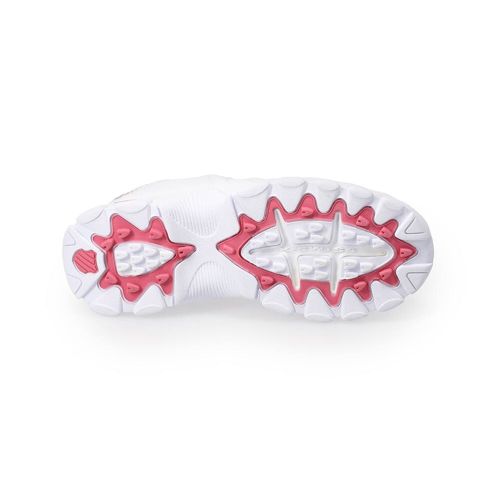 Женские теннисные туфли K-Swiss ST-329, цвет White Shocking Pink — фото 4
