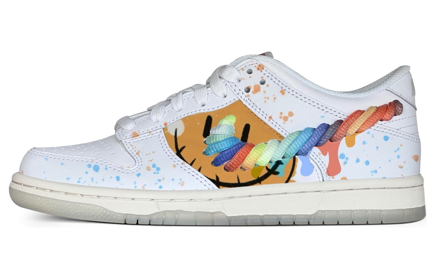 

Кроссовки Nike Dunk Skateboard Shoes Women's Low-Top White, белый