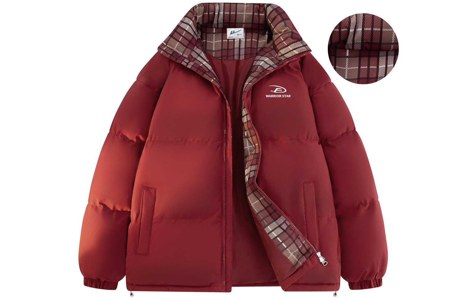 

WARRIOR Пуховик Unisex, Burgundy