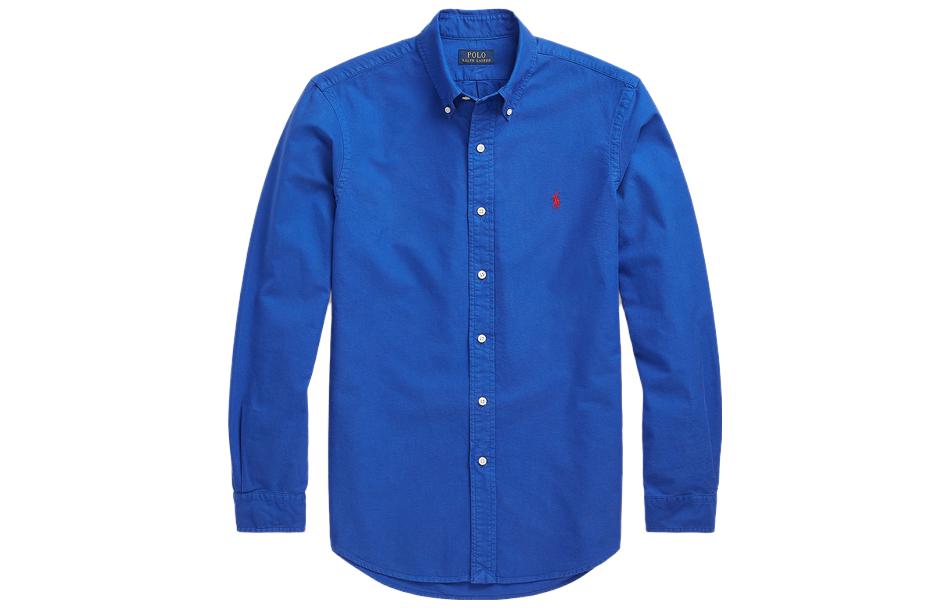 

Футболка поло мужская синяя FW23 Polo Ralph Lauren
