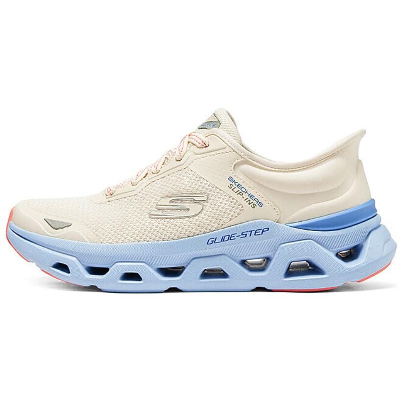 

Кроссовки Skechers Glide Step Lifestyle Shoes Women's Low-top Beige/Blue, бежевый/синий