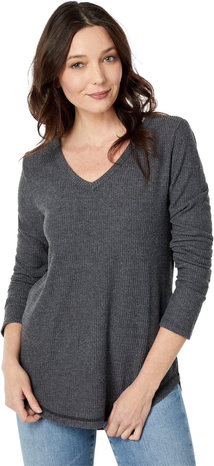 

Топ Dylan by True Grit Long Sleeve V-Neck, черный