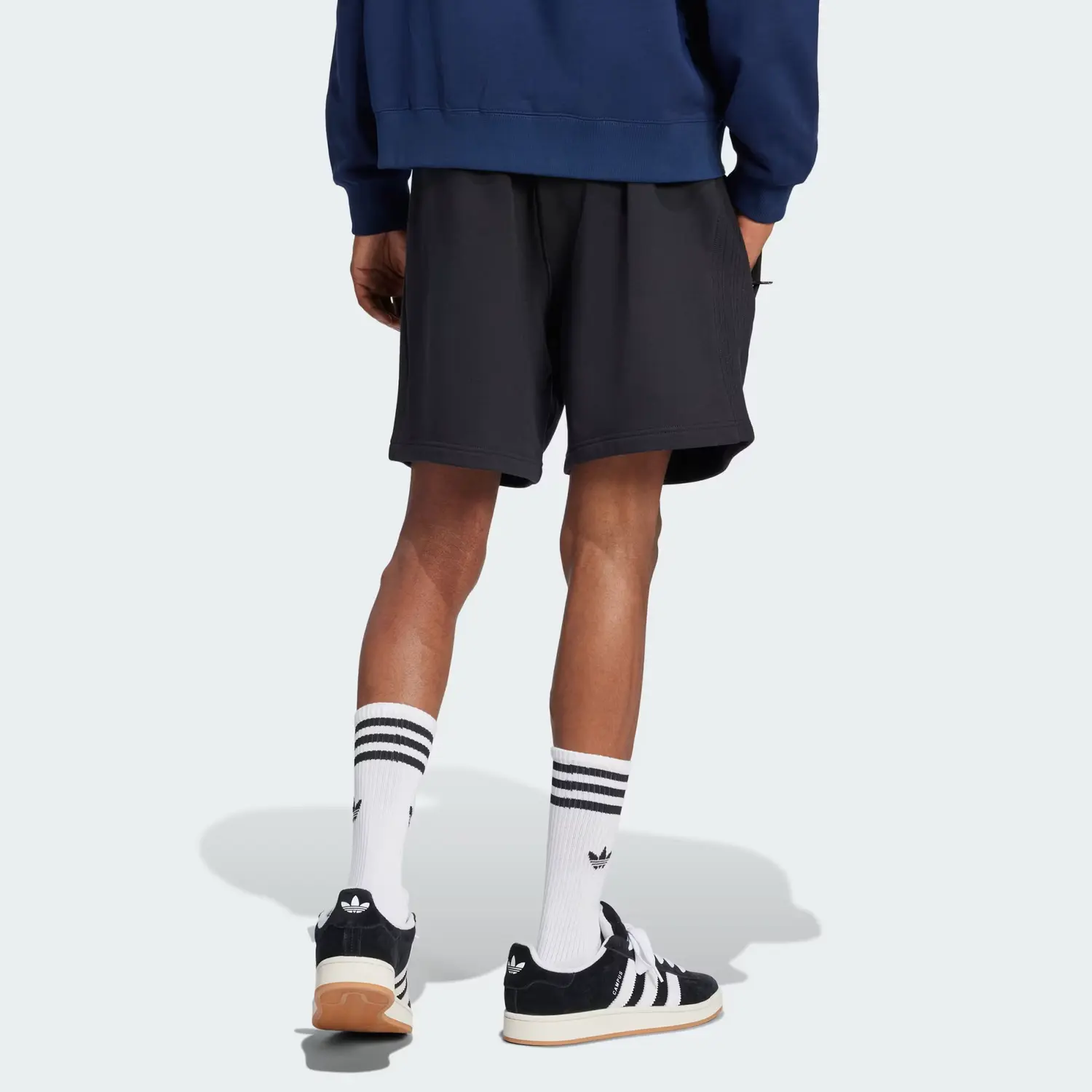 Элегантные шорты Premium Essentials Adidas Originals, черный — фото 3