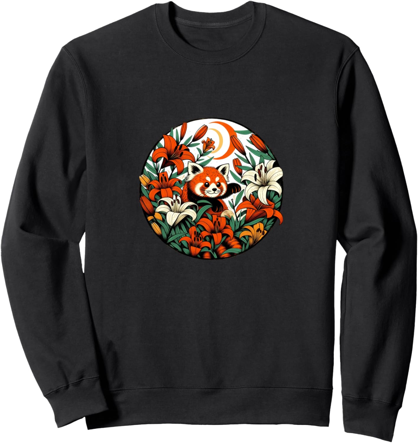 

Забавная толстовка с цветочным рисунком красной панды Red Panda Snugg, Красный, Забавная толстовка с цветочным рисунком красной панды Red Panda Snugg