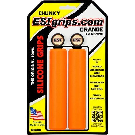 

Толстая ручка для горного велосипеда ESI Grips, оранжевый
