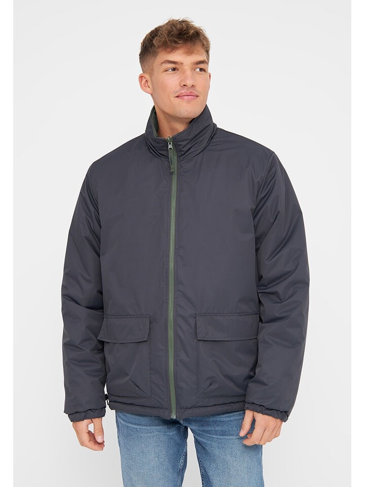 

Дождевик Derbe Wende-Regenjacke, цвет Oliv/Dunkelblau