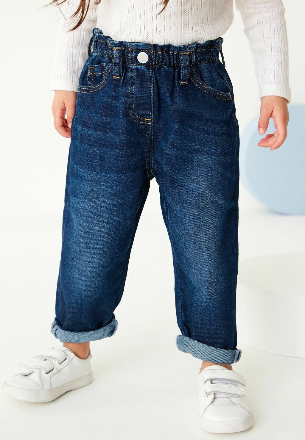 Джинсы Baggy Mom Standard Next, цвет denim dark wash — фото 2