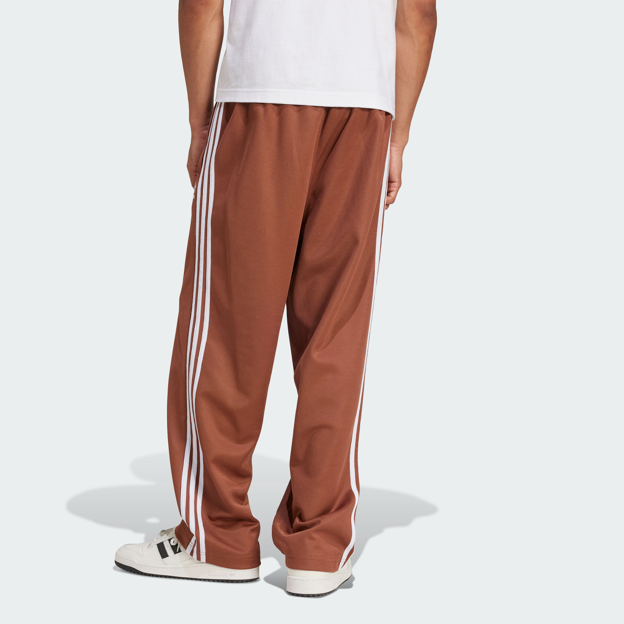 Adicolor Baggy Fit Firebird Track Pants Adidas Originals, Тёмно-коричневый — фото 4