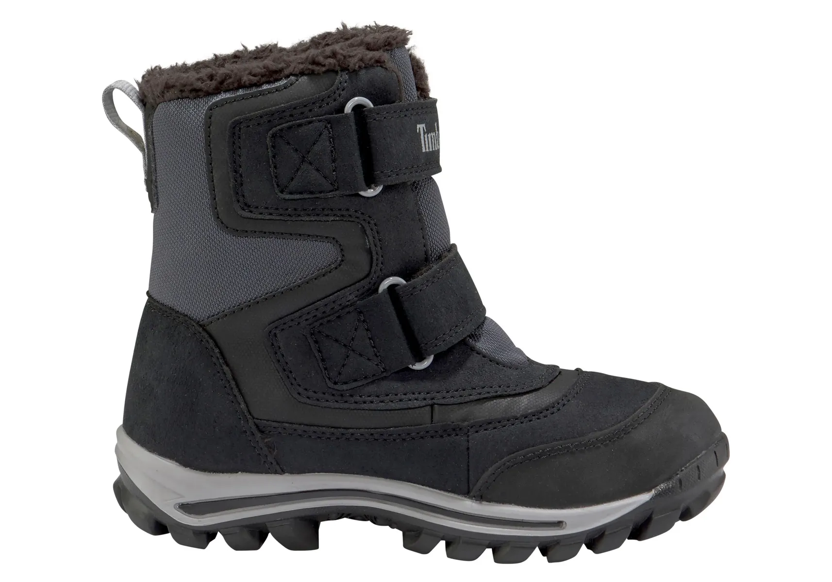 Зимние ботинки Timberland "Chillberg 2-Strap Gore Tex", на подкладке, водонепроницаемые, с застежкой-липучкой, черный — фото 3