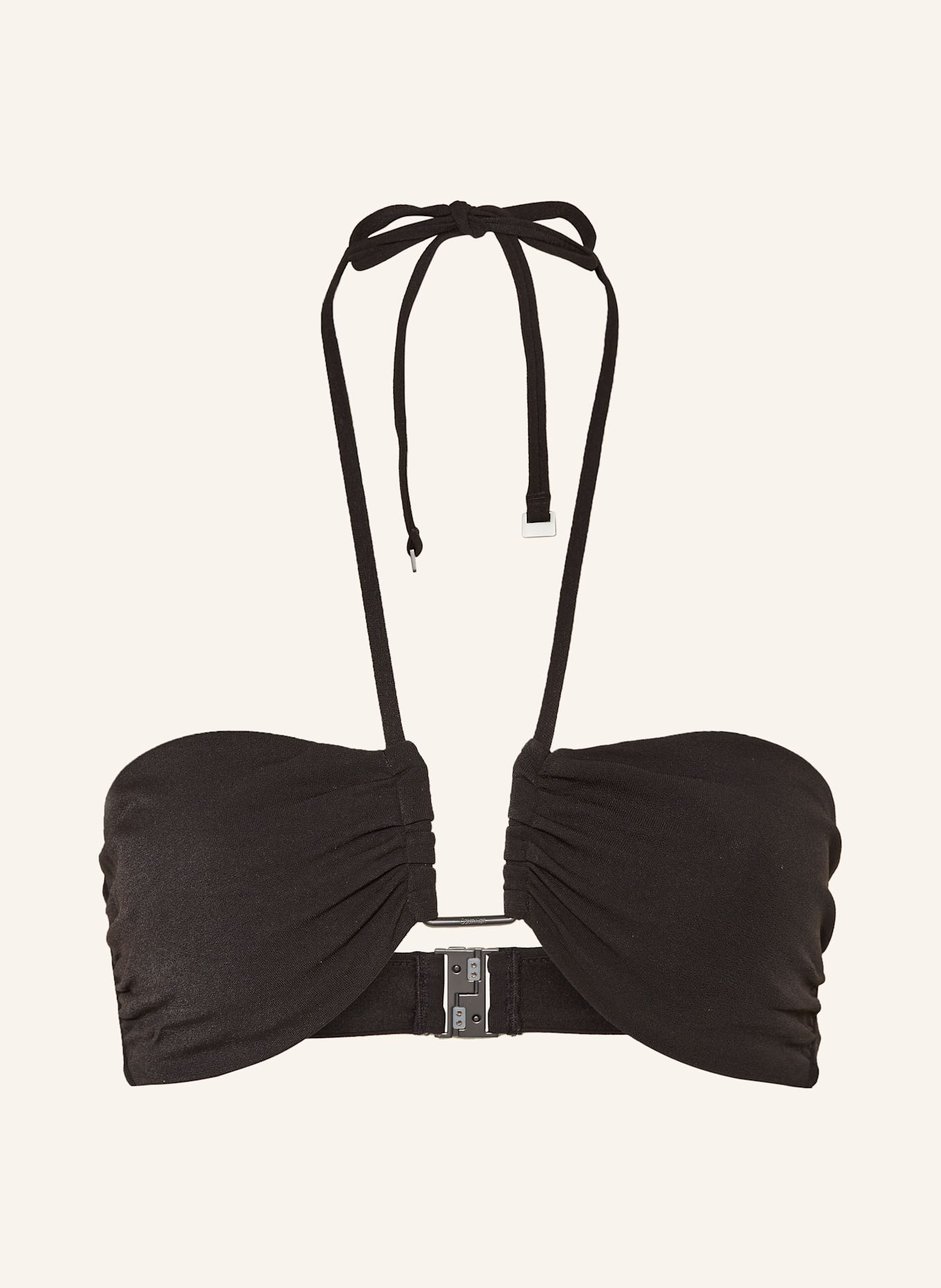 

Верх бикини бандо ck wire Calvin Klein, черный