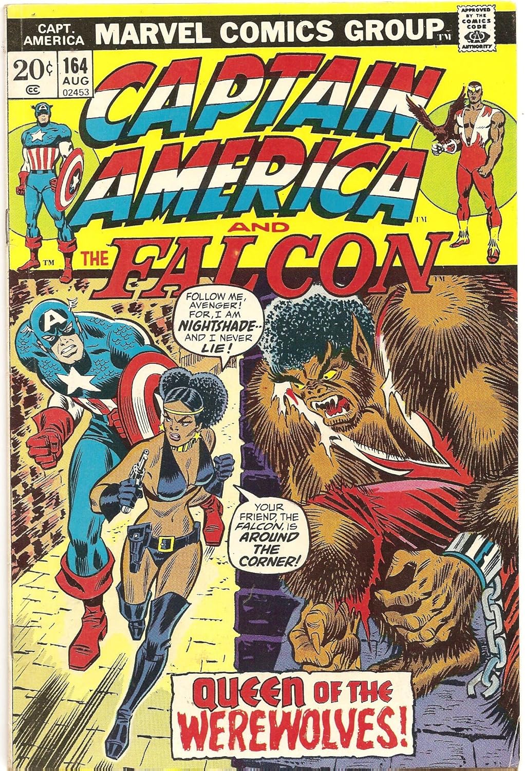 

Captain America and the Falcon #164 (Queen of the Werewolves!) (Full Maker)