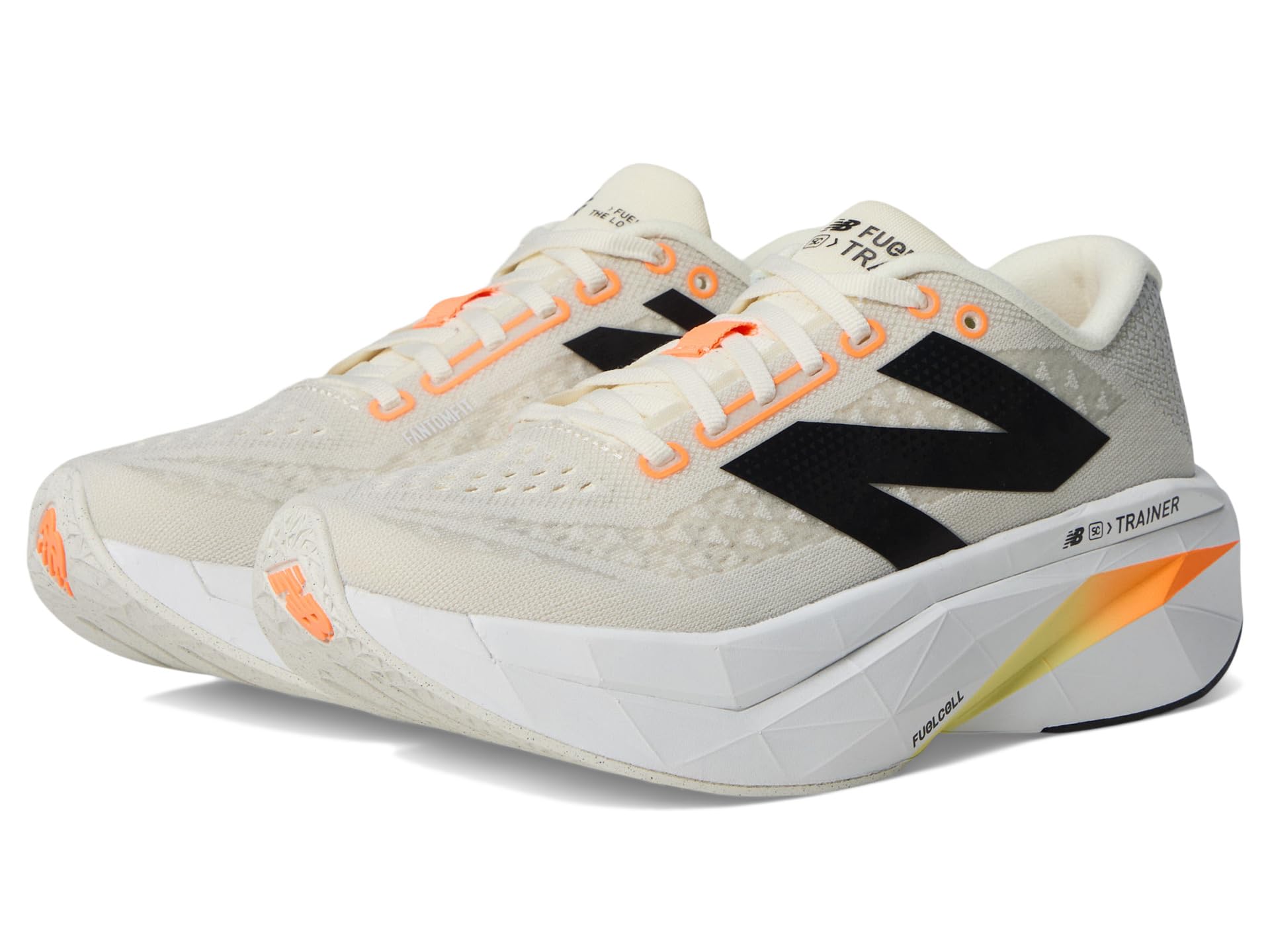 Кроссовки New Balance Fuelcell Supercomp Trainer V3, Angora/Hot Mango/Black