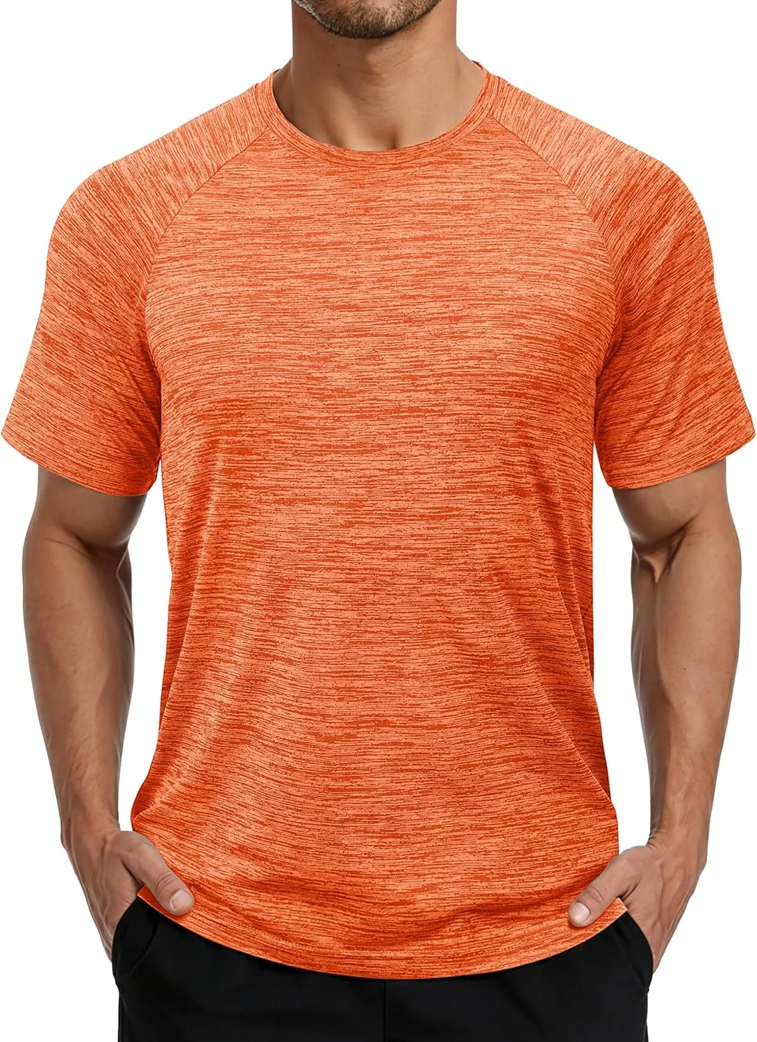 

Футболка мужская MAGCOMSEN с коротким рукавом, влагоотводящая, для бега и тренировок