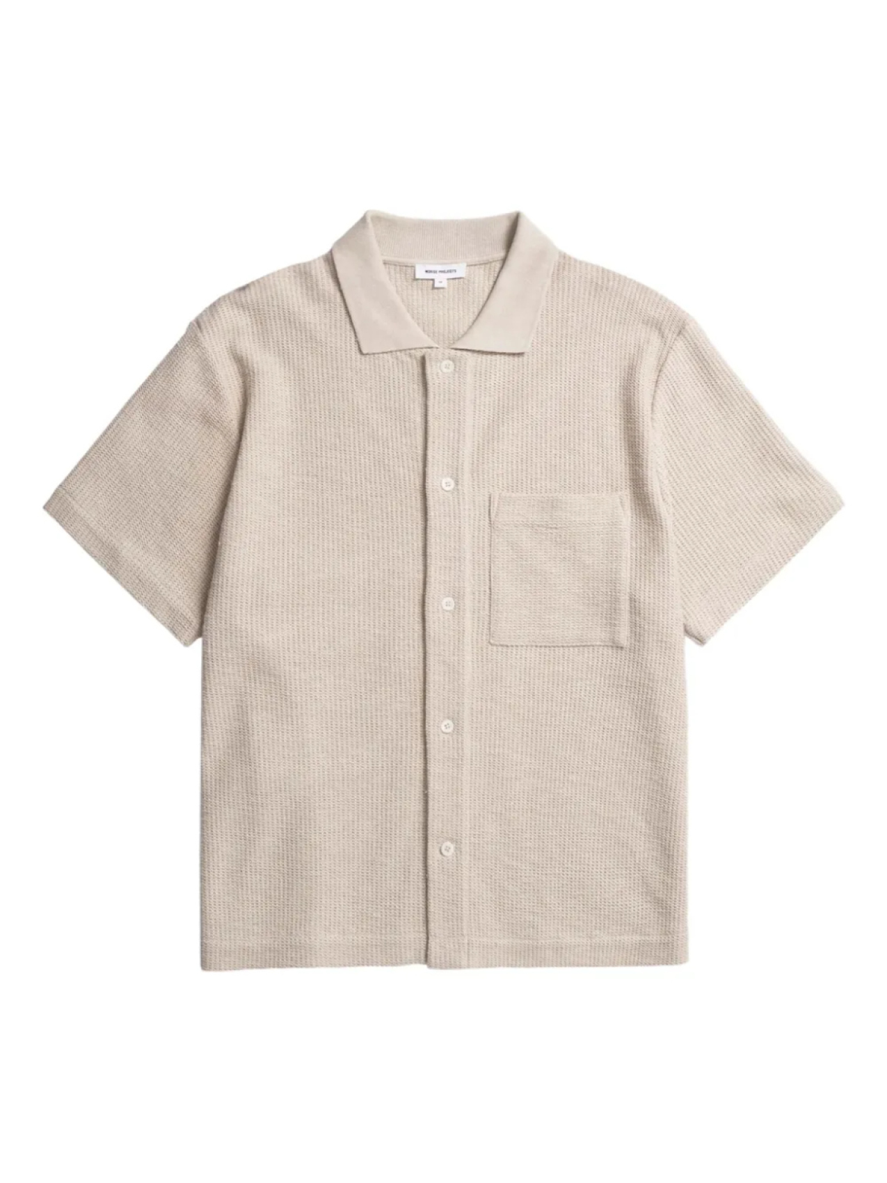 

Рубашка с вафельной текстурой Norse Projects, нейтральный