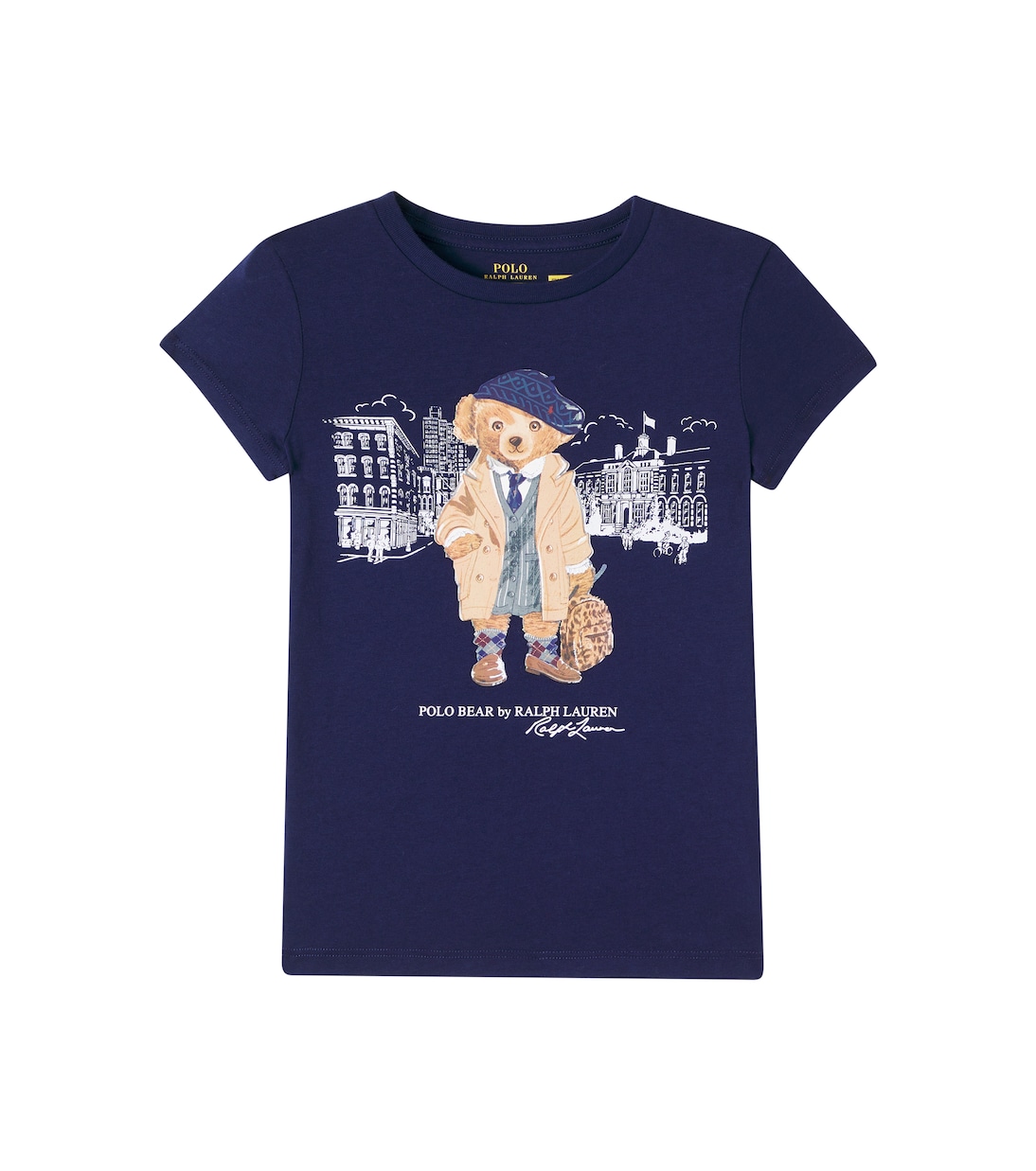 

Футболка Polo Bear из хлопкового джерси Polo Ralph Lauren Kids, Refined Navy