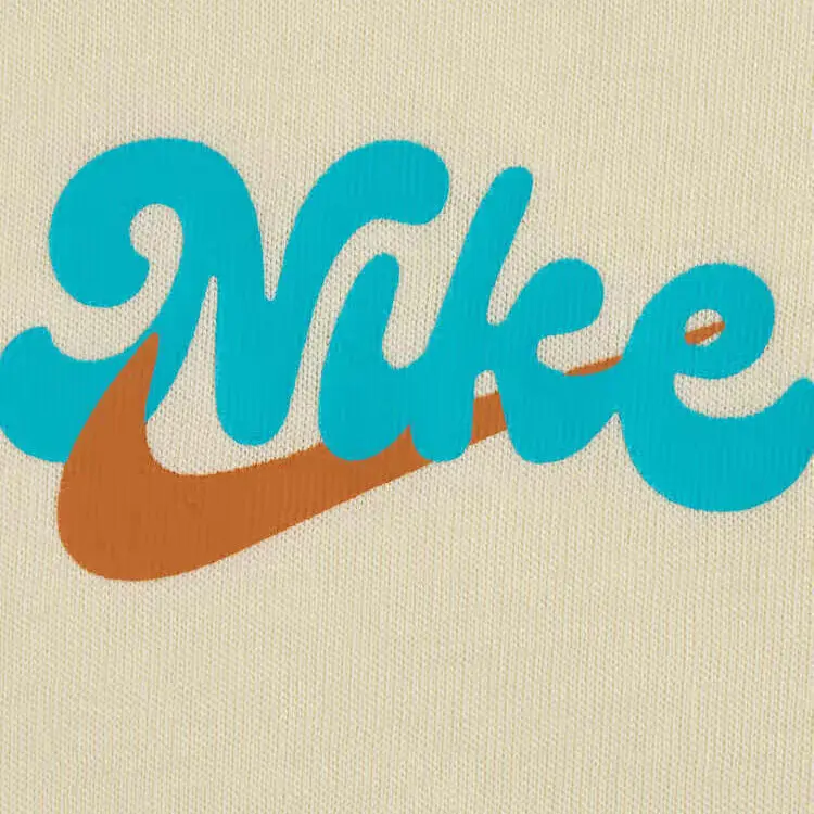 Nike Футболка Club T SS25 Ecru для подростков — фото 4