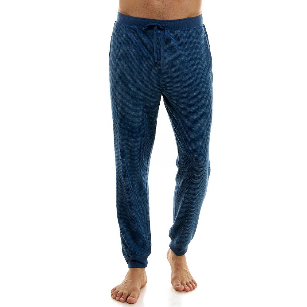 

Мужские пижамные штаны Sonoma Goods For Life Super Soft с вафельной окантовкой снизу, цвет Dark Blue