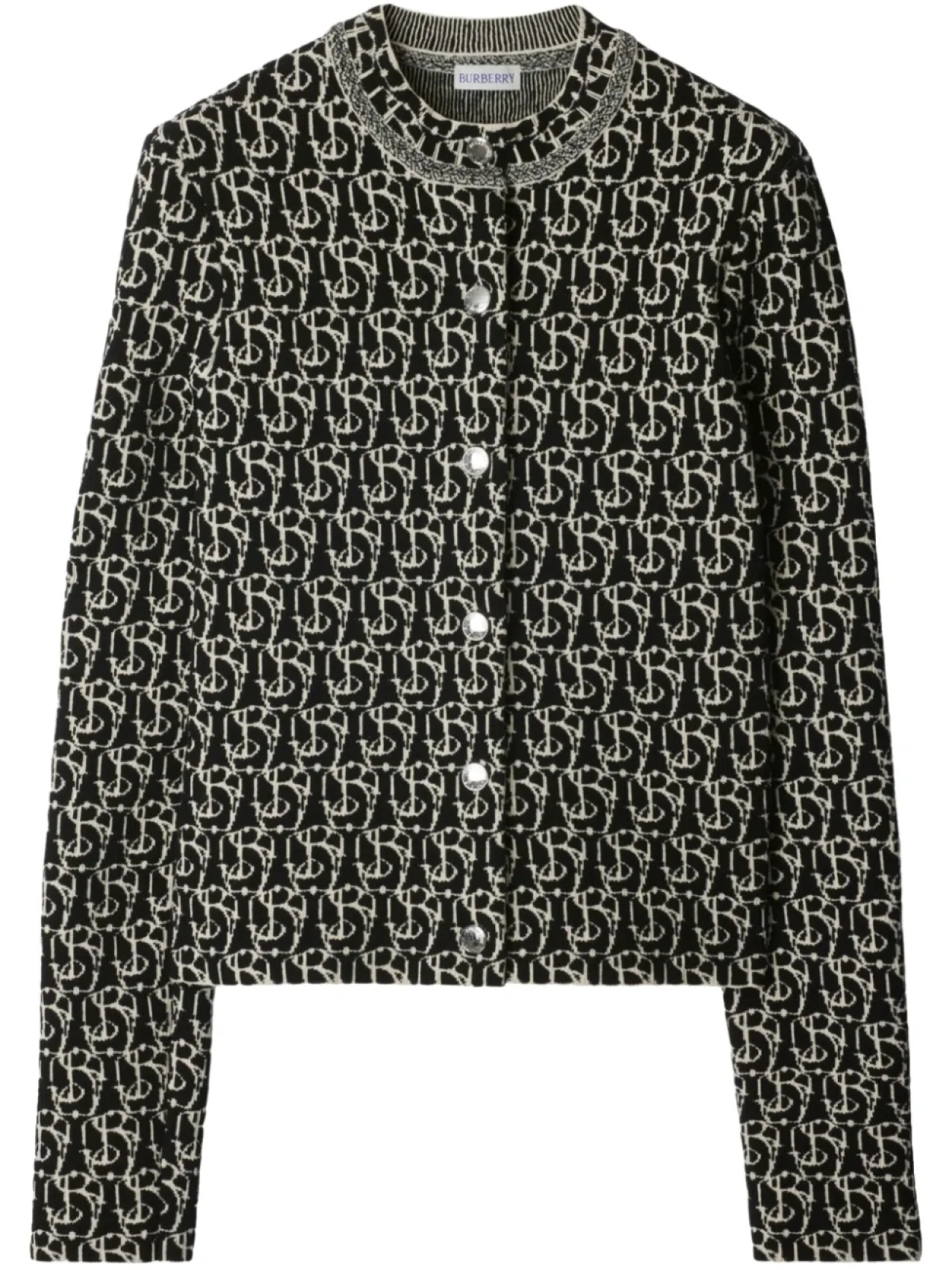 

Burberry кардиган с подвеской B, черный