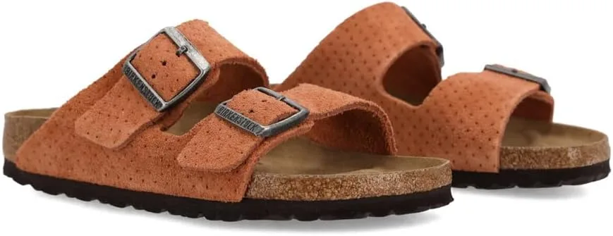 Сандалии BIRKENSTOCK Arizona BS из замши с тиснением, унисекс, оранжевый