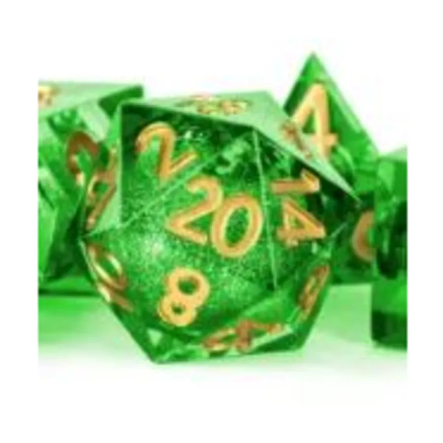 

d20 Эликсир Жидкое ядро ​​— Эгида надежды с золотом, Elixir Liquid Core Dice
