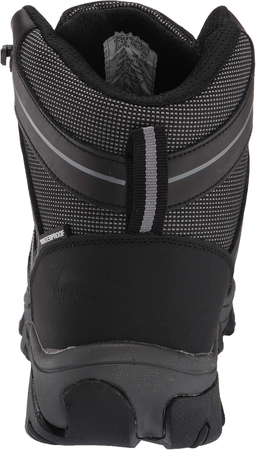 Мужские рабочие ботинки FSI FOOTWEAR SPECIALTIES INTERNATIONAL 7711 Crosscut высотой 15 см со стальным носком, устойчивые к проколам Avenger Work Boots, черный — фото 3