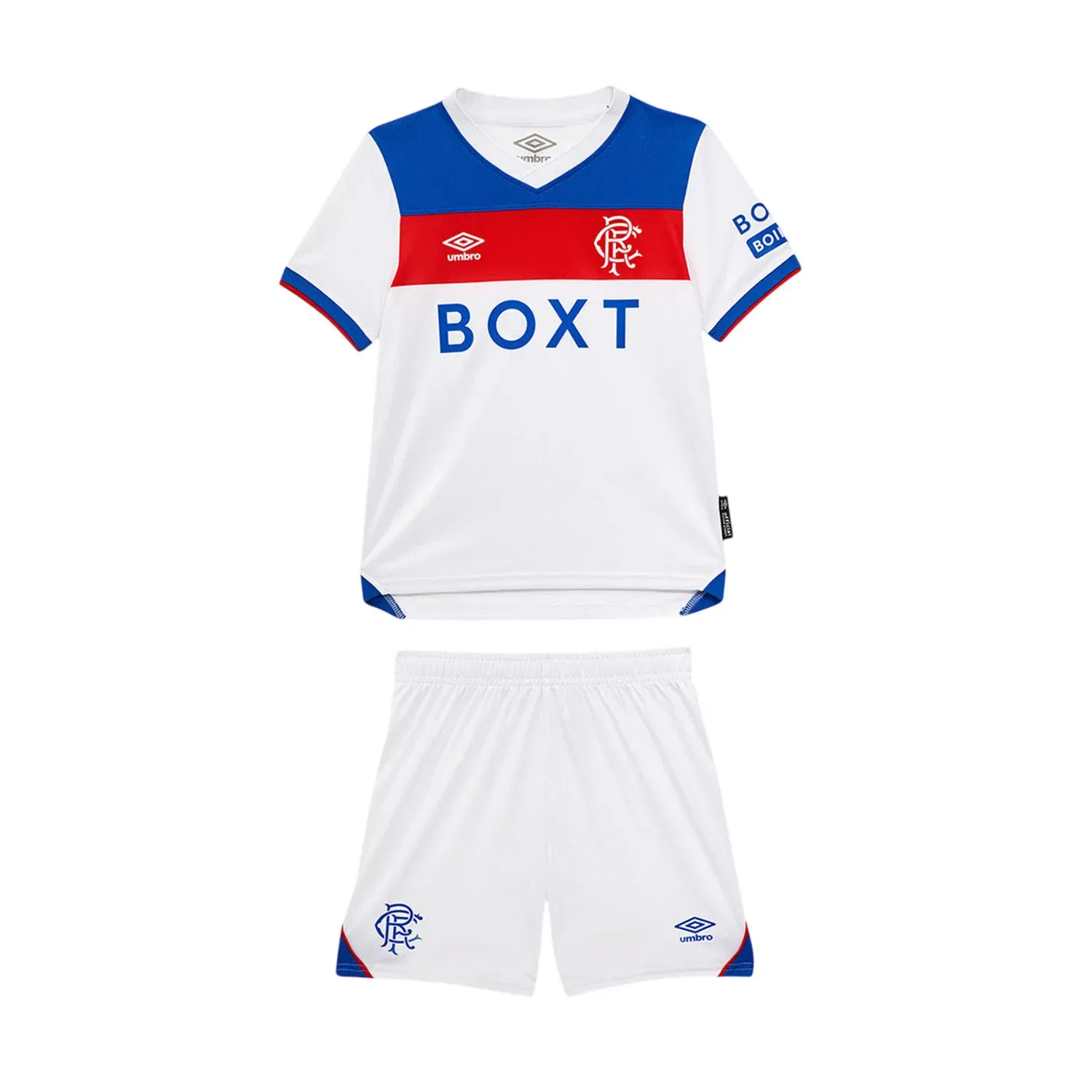 Детский футбольный комплект Umbro Rangers FC, белый