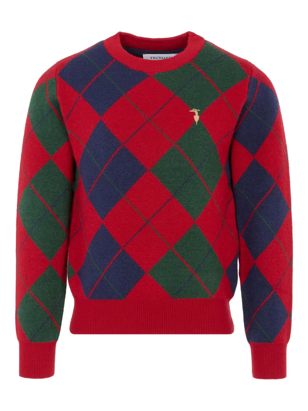 

Джемпер с узором TRUSSARDI JUNIOR, красный