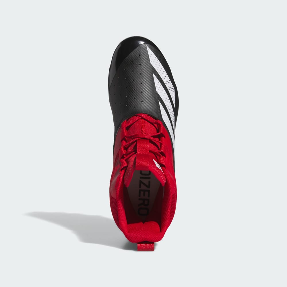 Бутсы Adidas Adizero Chaos Football Linemen Cleats, цвет Team Power Red 2/Cloud White/Core Black — фото 2