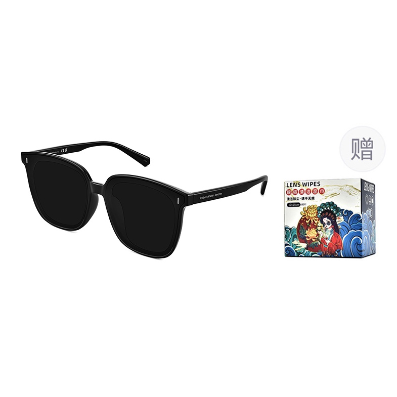 

Calvin Klein Квадратные солнцезащитные очки унисекс, Vertical-001 Black