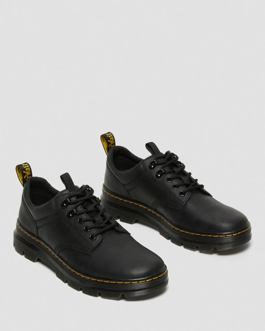 Dr. Martens Reeder Wyoming — кожаные ботинки Black — фото 4