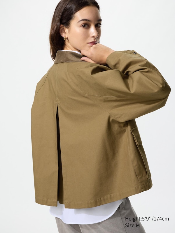 Короткая утилитарная куртка Uniqlo, 31 beige — фото 3