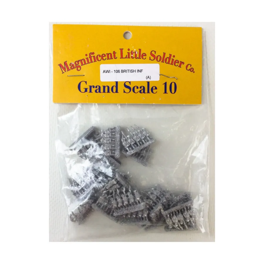 

Британская пехота, Magnificent Little Soldier Co. - War of Indepence (10mm) (Old Glory)