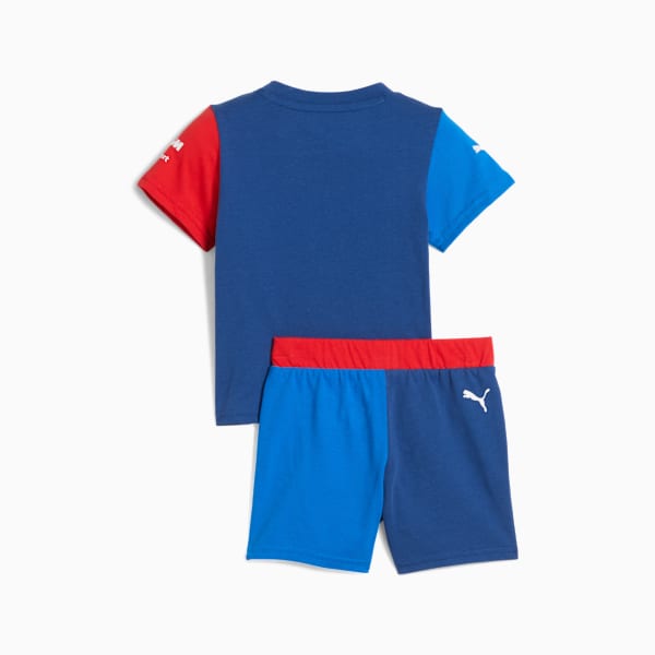 Комплект из 2 предметов: футболка и шорты для малышей Bmw M Motorsport Matching Sets Puma, синий — фото 2