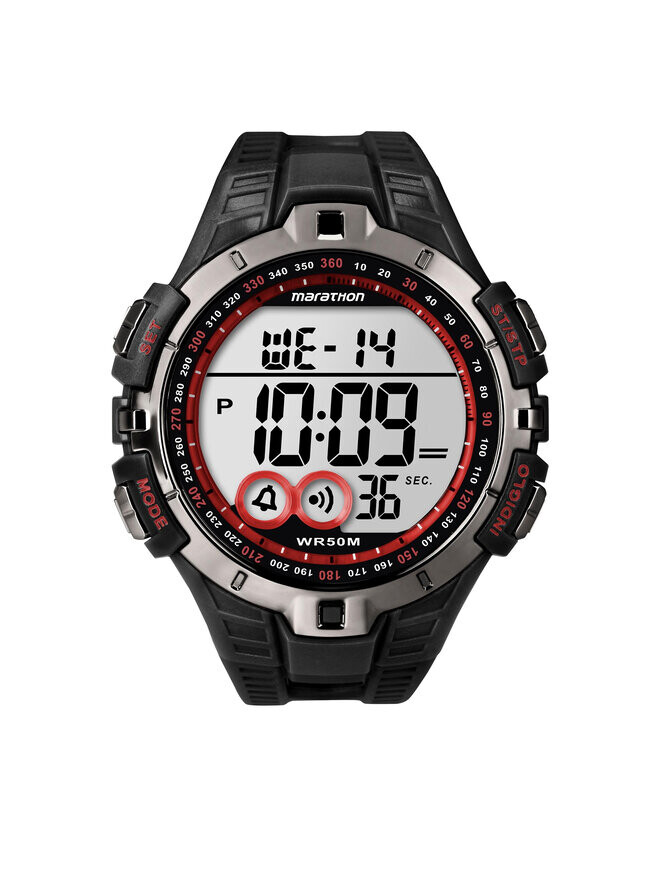 

Часы Marathon T5K423 Timex, серо-черный
