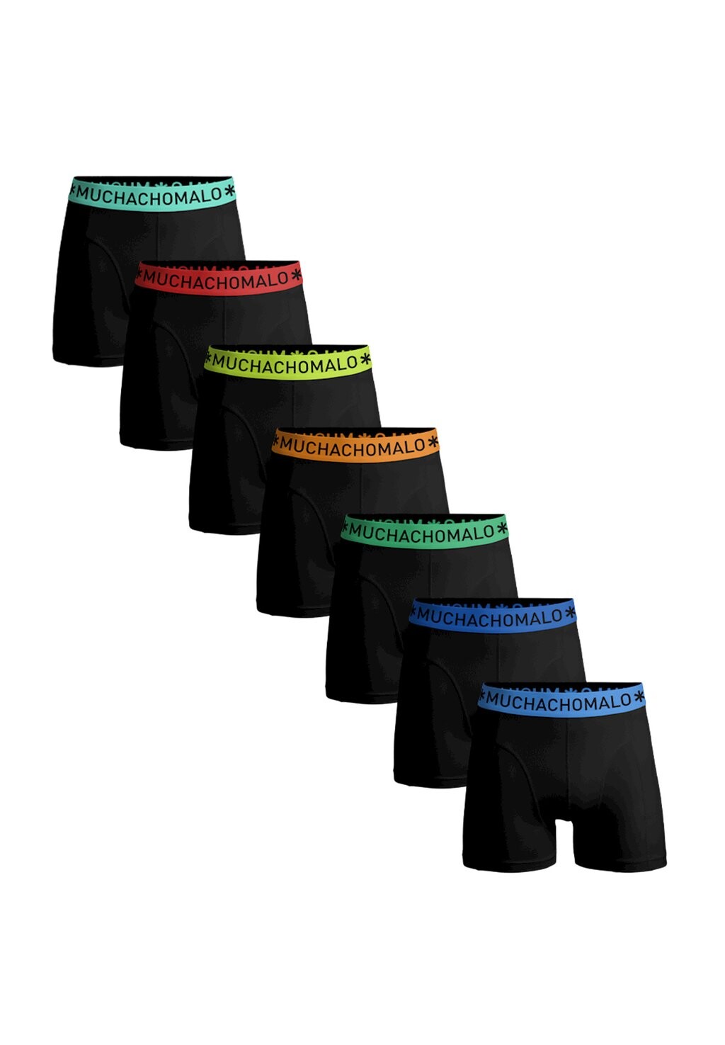 

Трусы 7-PACK SOLID MUCHACHOMALO, черный