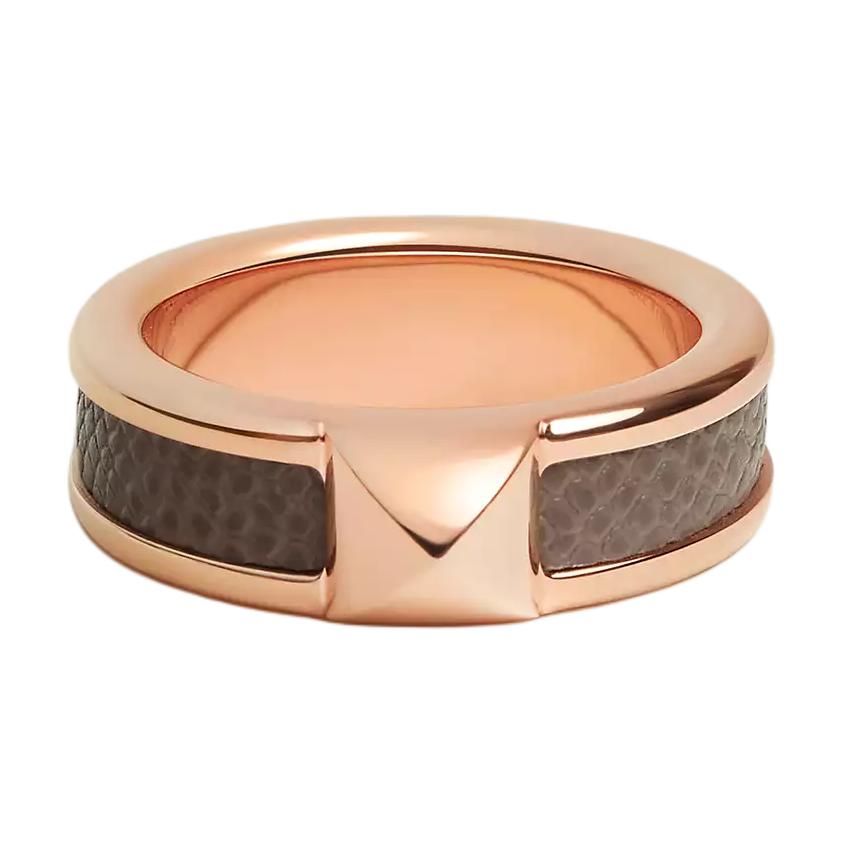 HERMES Металлические кольца для женщин Rose Gold — фото 4