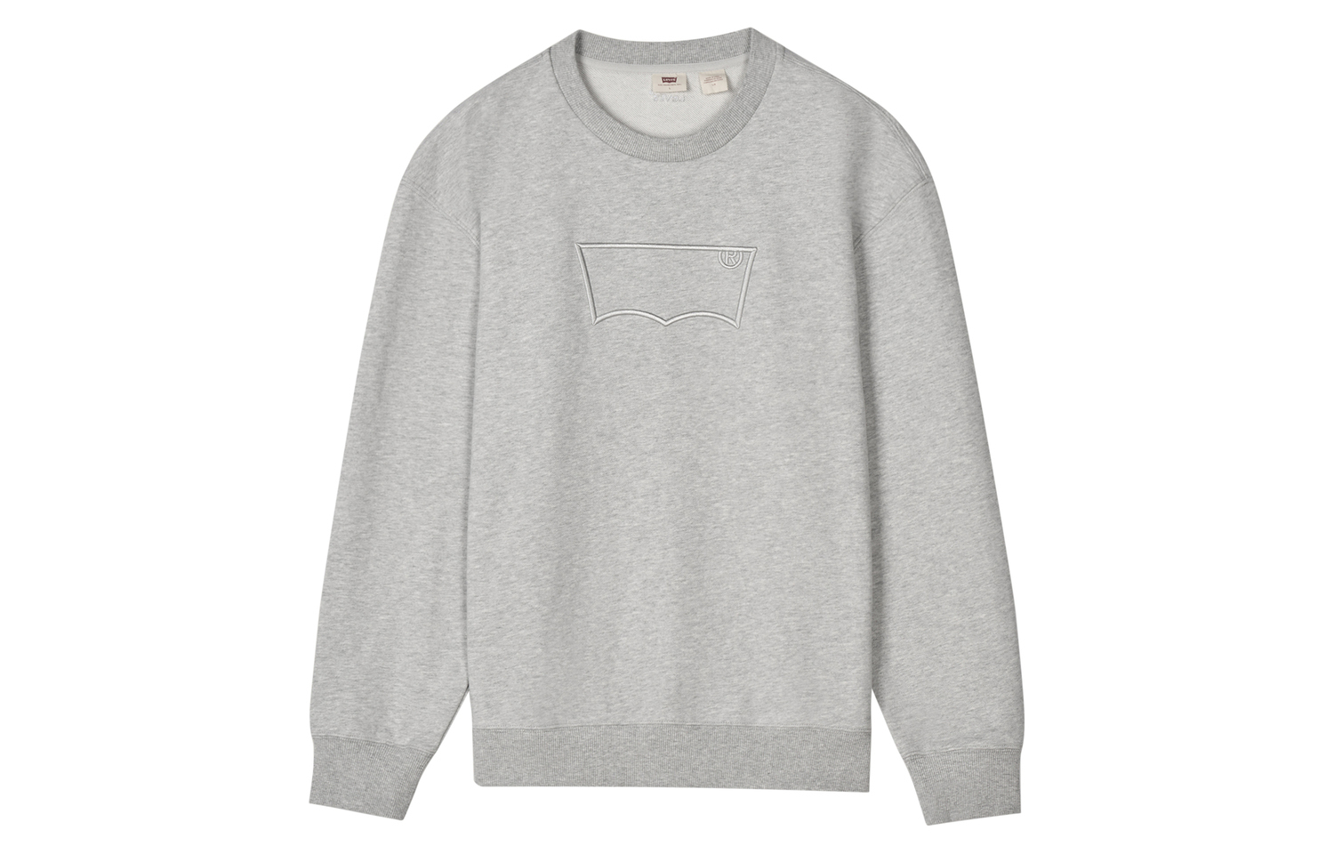 

Levis Свитшоты Unisex серый Crew Neck Moderate